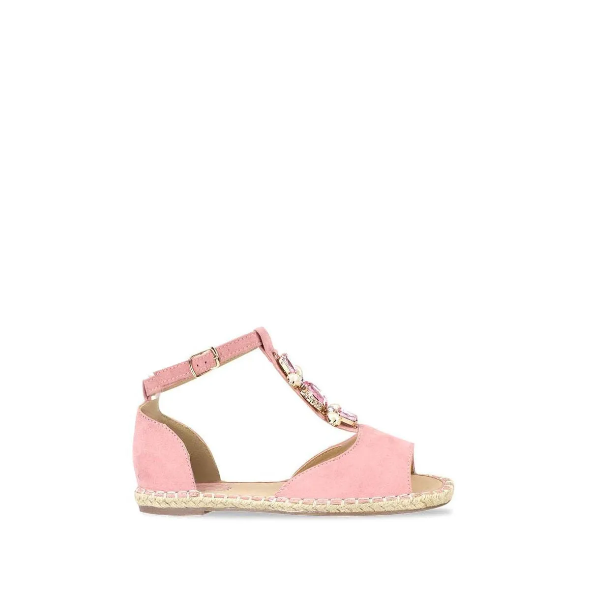 Akira T-Bar Open Toe Espadrille Shoe