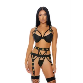 Caged Babe - Lingerie Set - XL