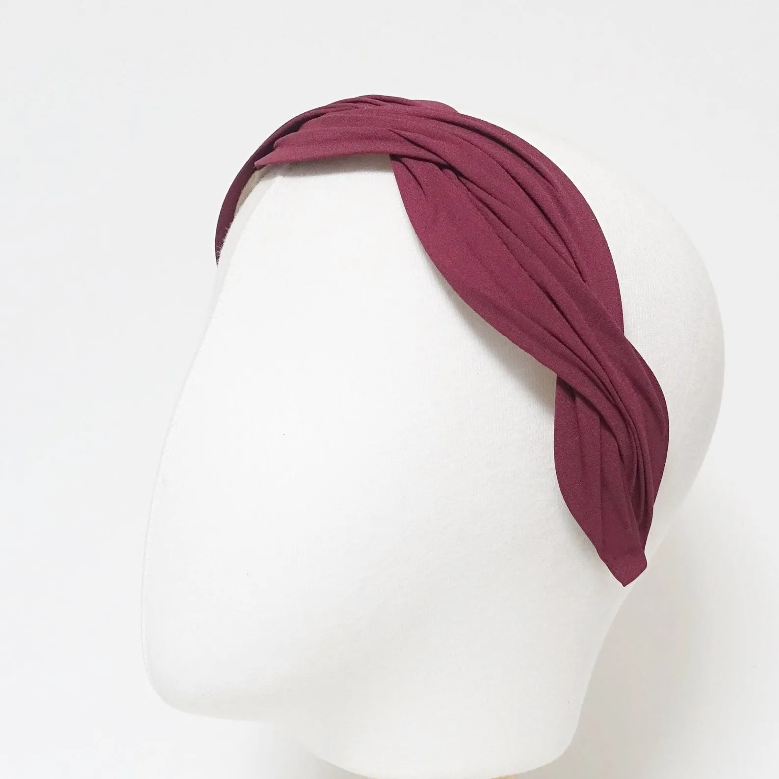 chiffon wave headband stylish woman hairband