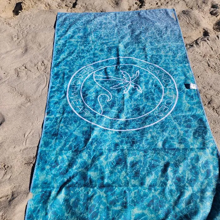 Drone Beach Towel | Sand Free Towel | Sandy Toes Beachwear