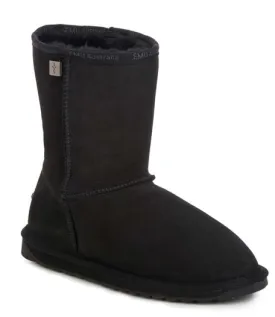 EMU Australia Women's Platinum Stinger Slim Low Sheepskin Boot Black