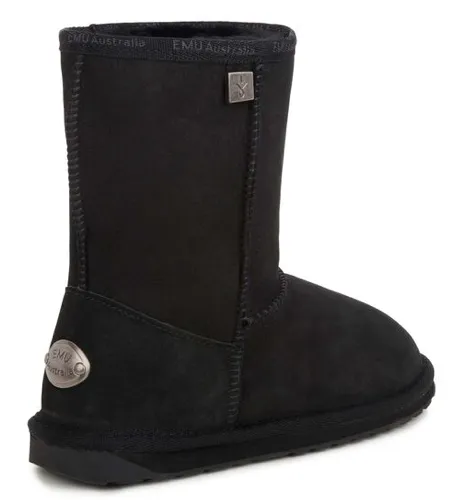 EMU Australia Women's Platinum Stinger Slim Low Sheepskin Boot Black