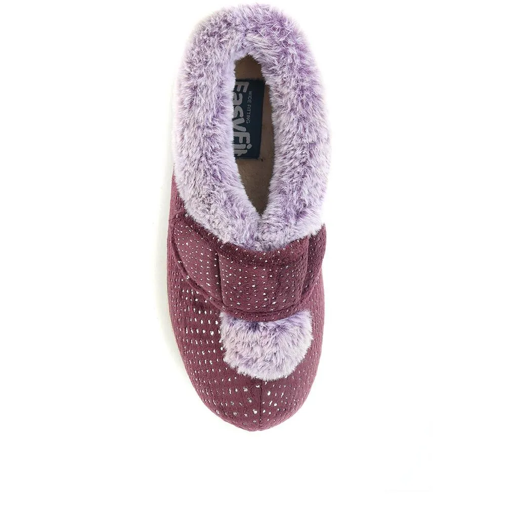 Extra Wide Fit Cosy Slippers - CELENE / 322 481