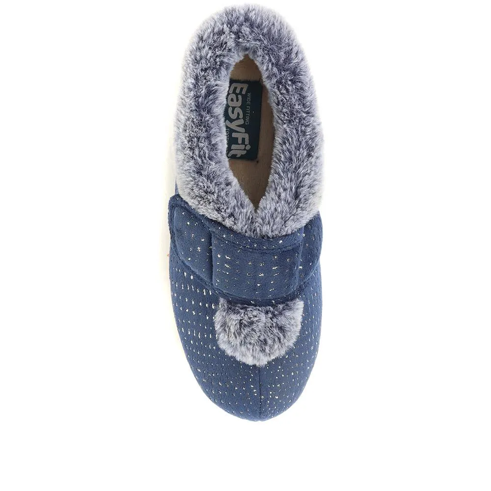 Extra Wide Fit Cosy Slippers - CELENE / 322 481