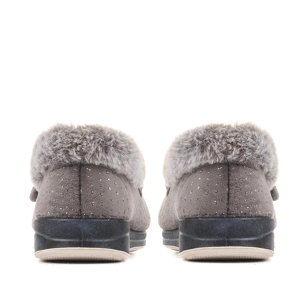 Extra Wide Fit Cosy Slippers - CELENE / 322 481