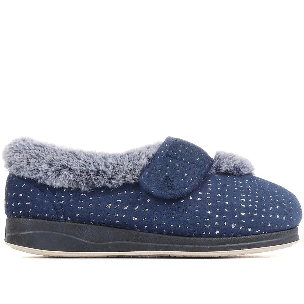 Extra Wide Fit Cosy Slippers - CELENE / 322 481