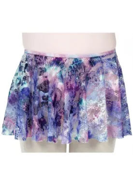 Feather-Dyed Lace Youth Pull-On Skirt