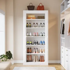 Freestanding Shoe Cabinet, 6-Tier Shoe Storage Rack