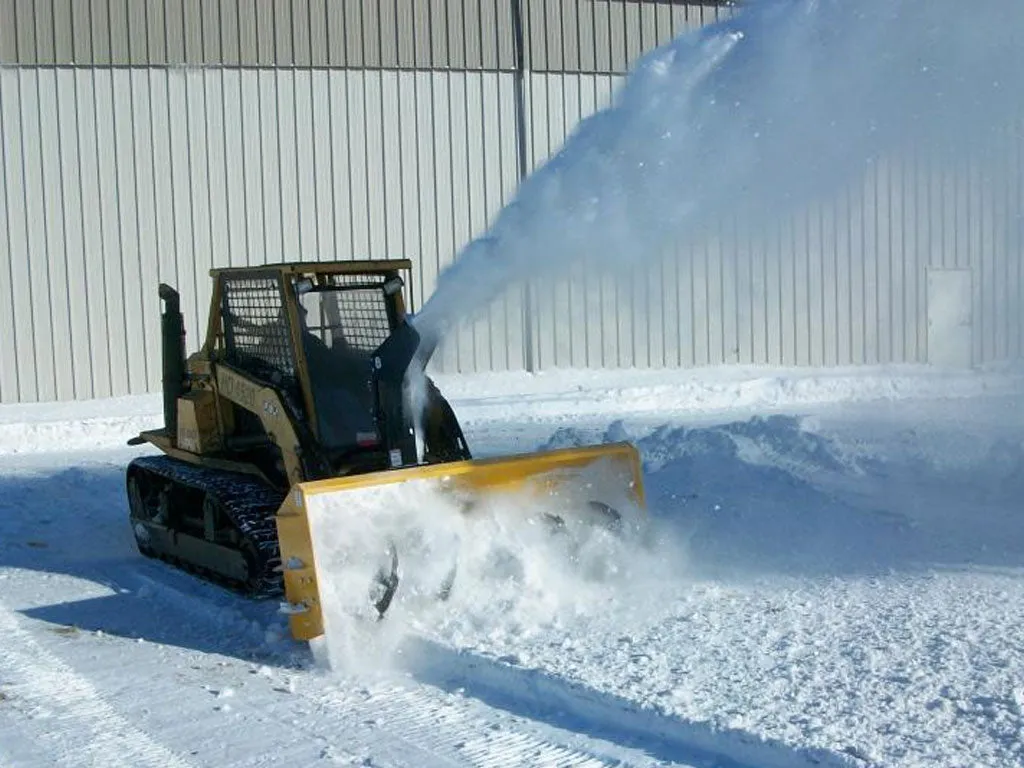 HITCHDOC skid steer snow blower