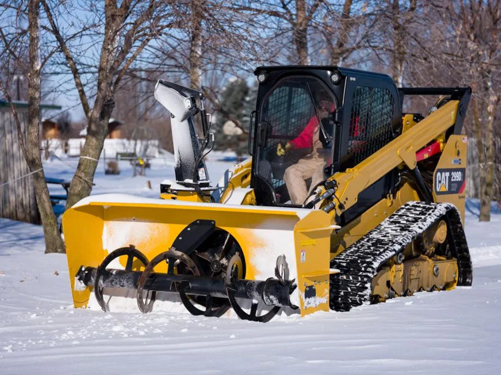 HITCHDOC skid steer snow blower