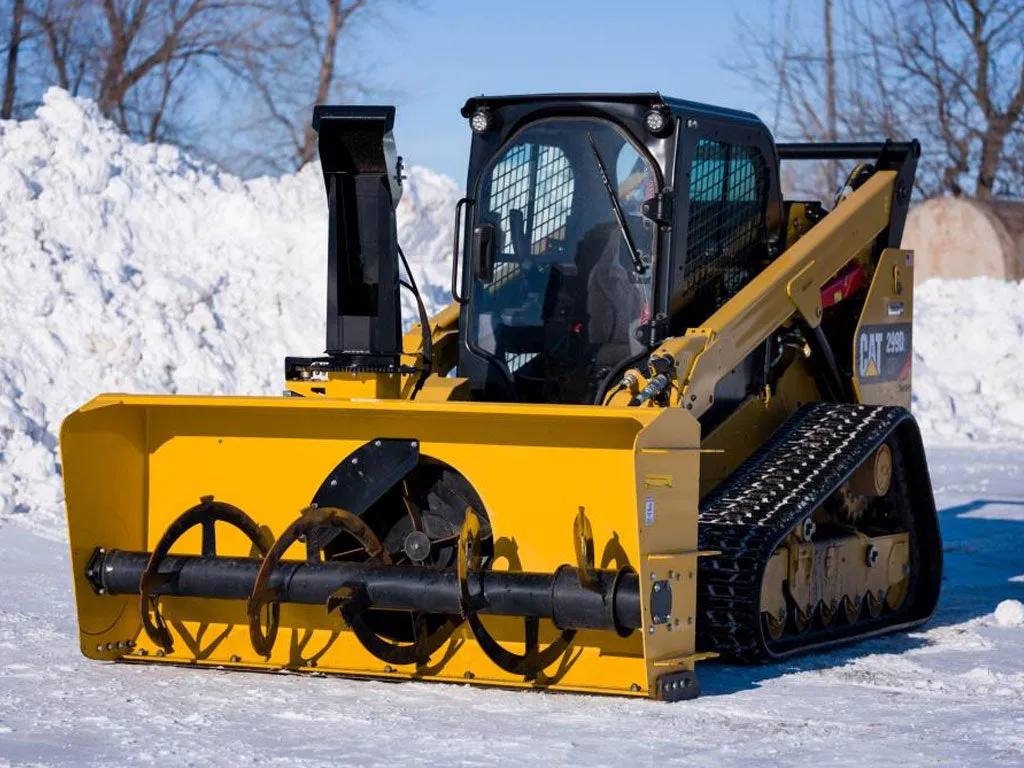 HITCHDOC skid steer snow blower