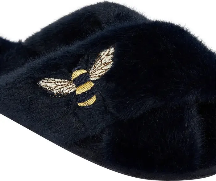 Honey Faux Fur Slipper - JOULES