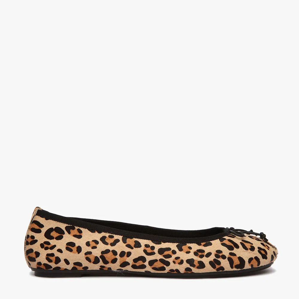 Natalie Leopard Print Ballet Flat