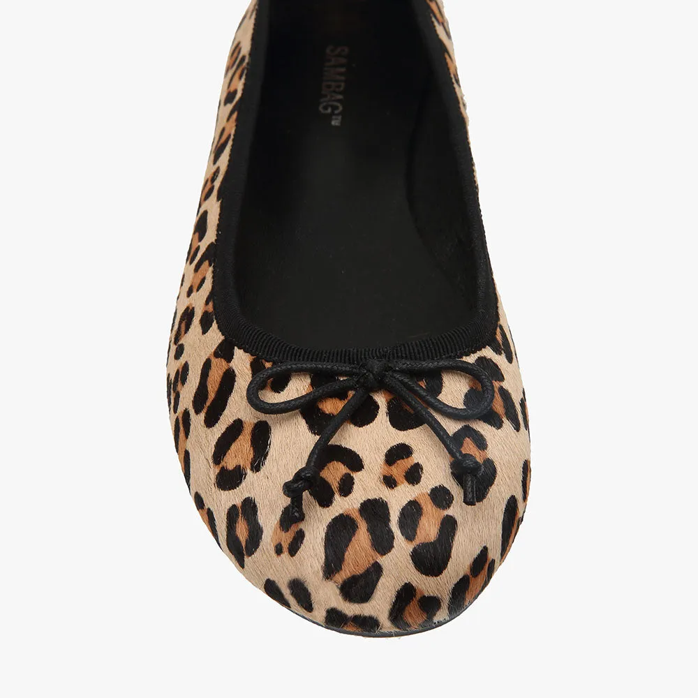 Natalie Leopard Print Ballet Flat