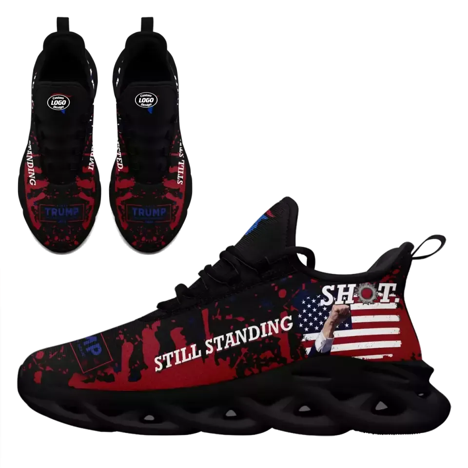 Personalized Trump Sneakers, Custom Breathable and Easy to Slip on Shoes for Trump Design, Unique Gift for Support to Trump