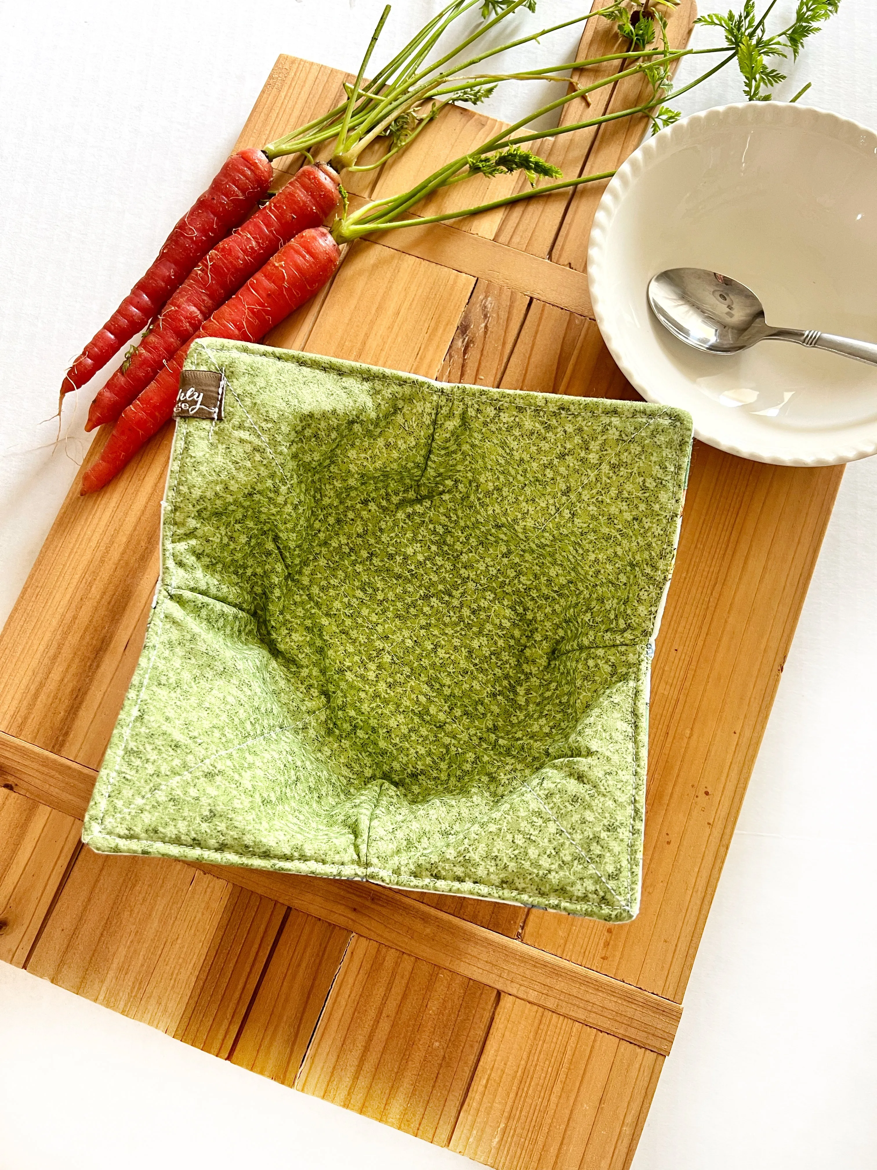 Peter Rabbit on blue Bowl Cozy