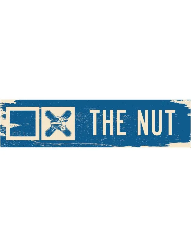 The Nut Ski Trail Distressed Metal Sign