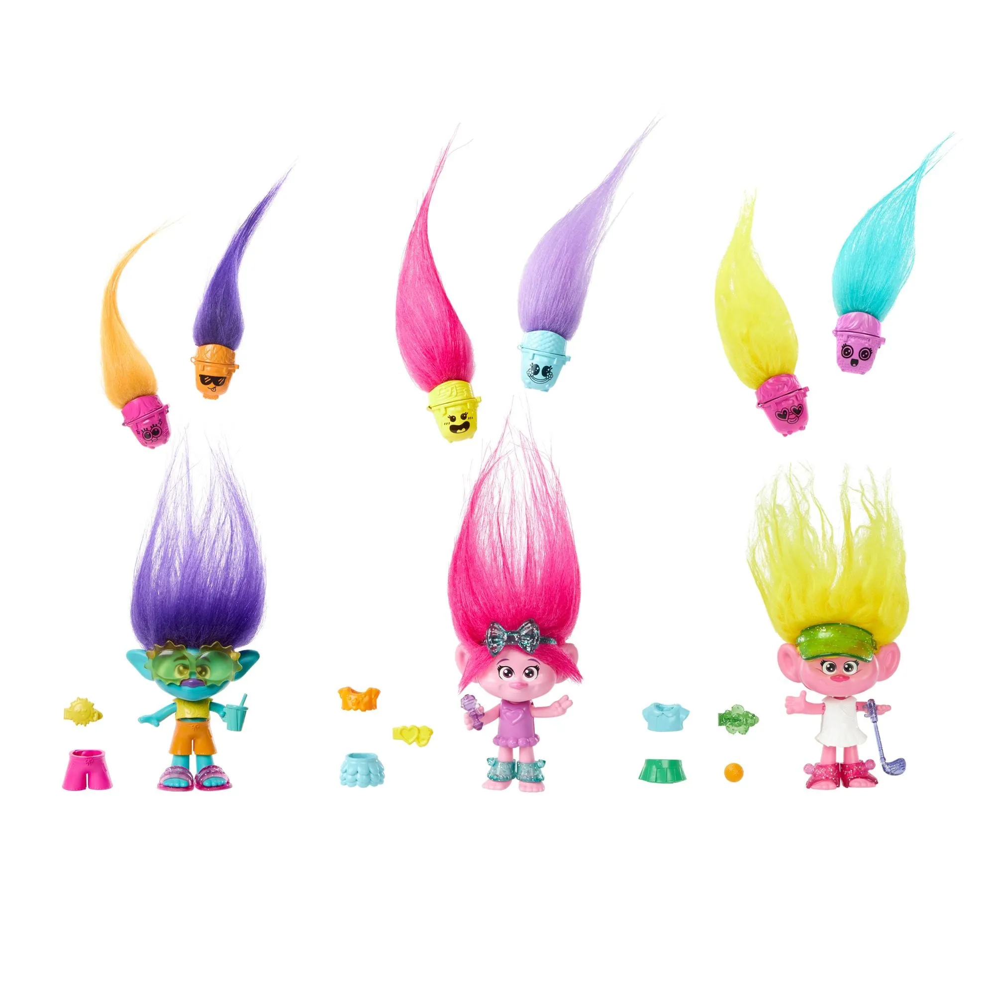 Trolls 3 Band Together Hair Pops - Branch