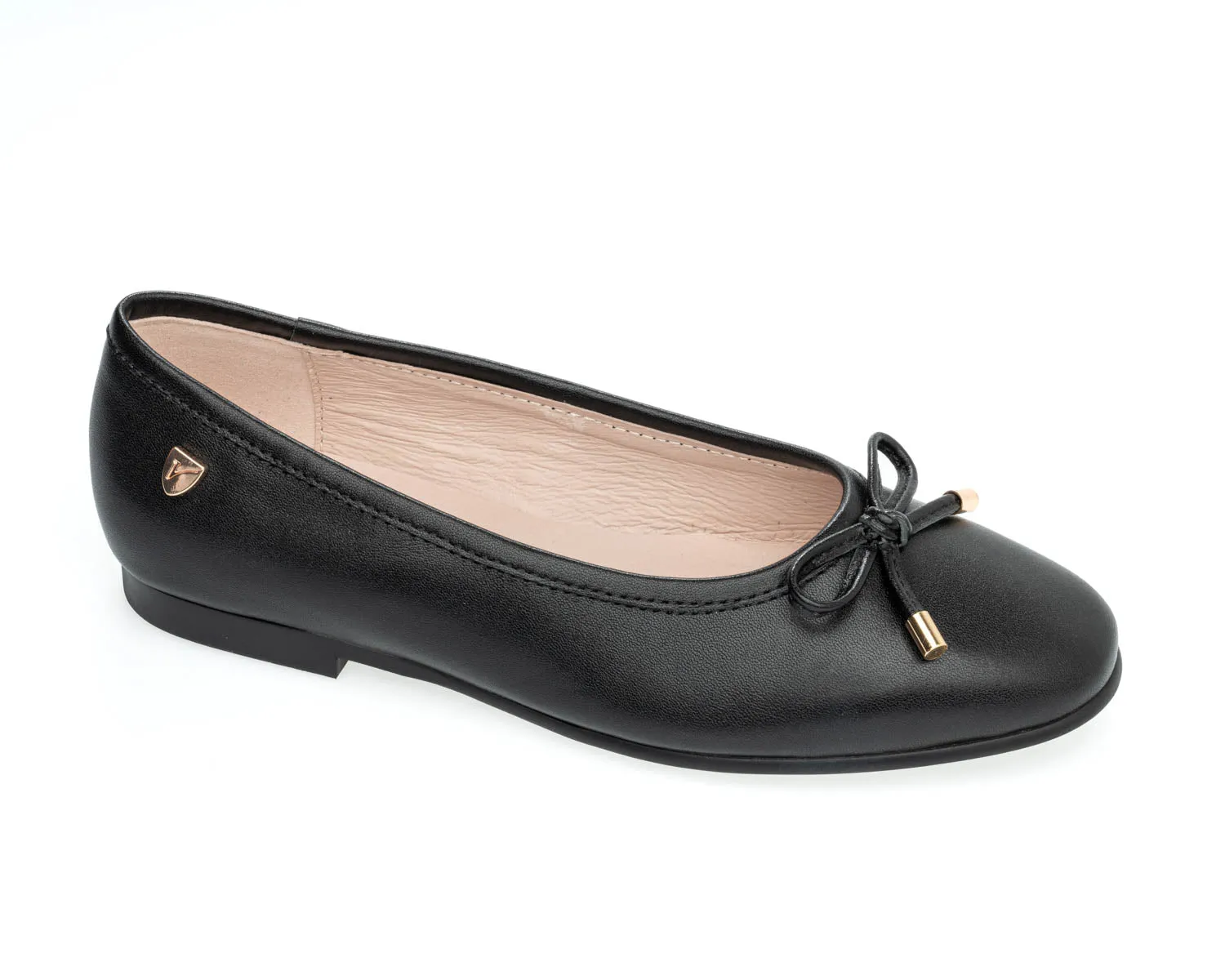 Venettini Black Ballet Flat