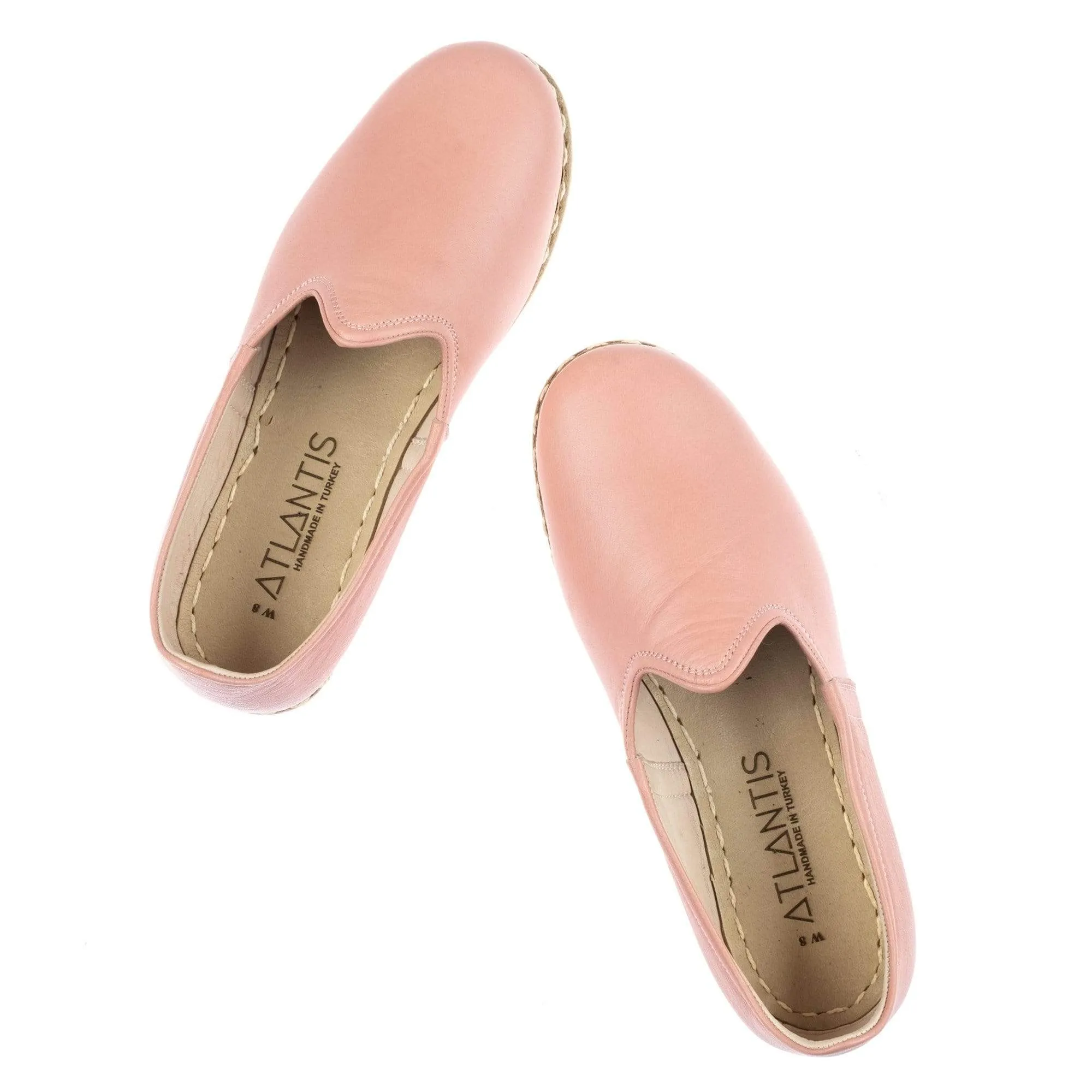 Women's Powder Pink Slip On Shoes